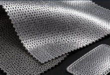 Reflective Super Mesh fabric