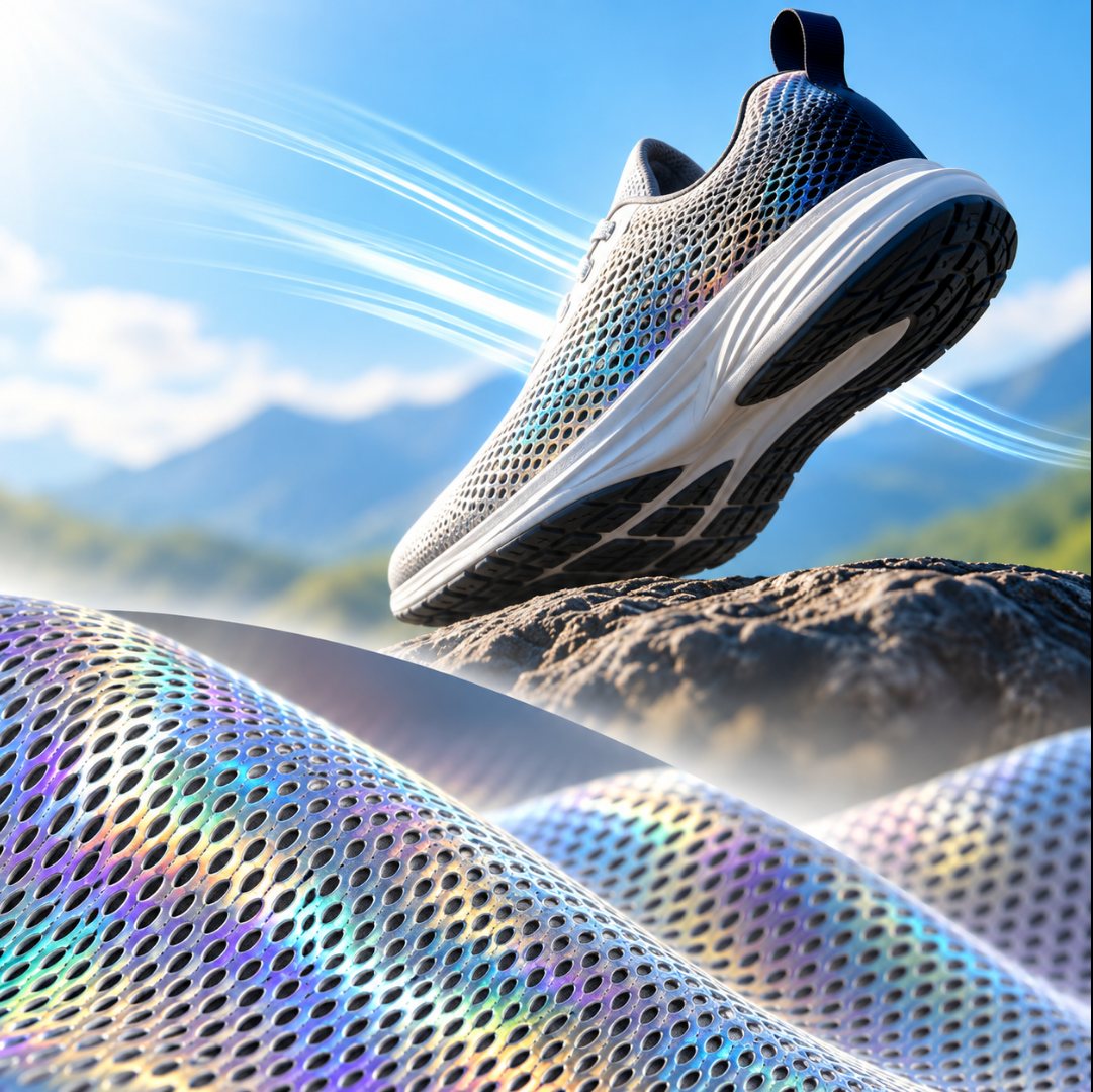 Super Mesh engineered mesh upper on a KASEN performance shoe